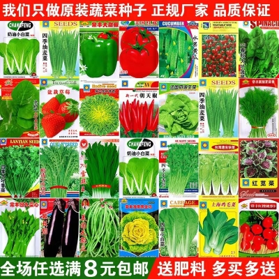 爱好小礼品 蔬菜种子四季播盆栽   1.46 元  9块9包邮