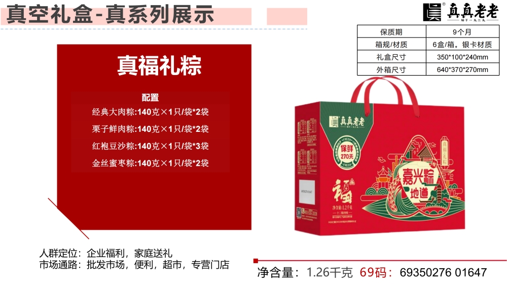 真真老老端午节礼品礼盒  粽子礼盒 端午节礼品  端午节礼品送什么好  员工福利礼品推荐