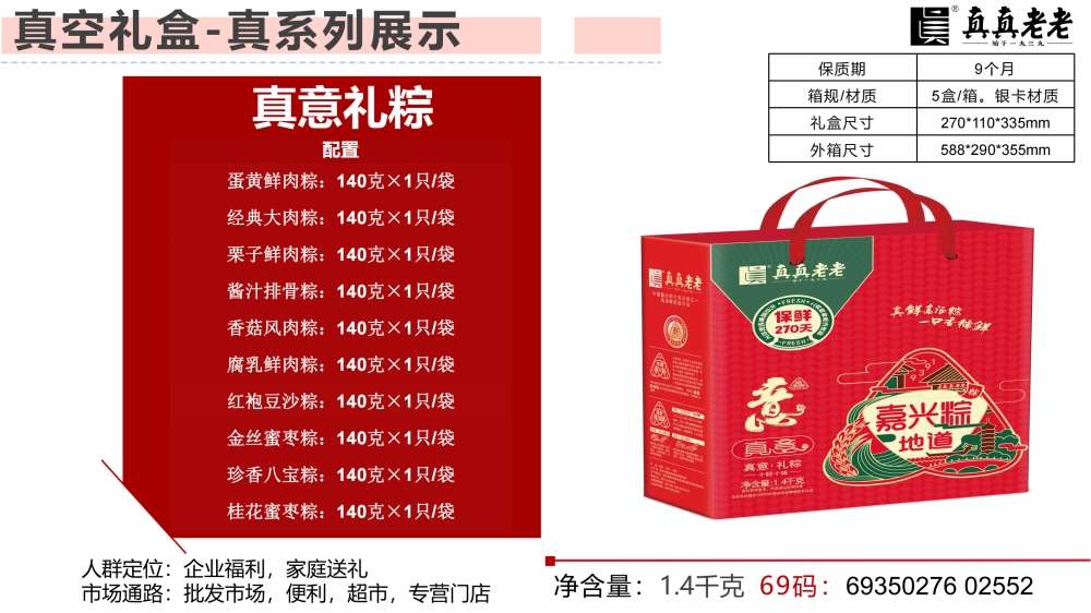 真真老老端午节礼品礼盒  粽子礼盒 端午节礼品  端午节礼品送什么好  员工福利礼品推荐