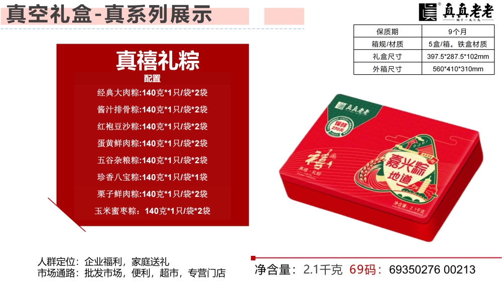 真真老老端午节礼品礼盒  粽子礼盒 端午节礼品  端午节礼品送什么好  员工福利礼品推荐