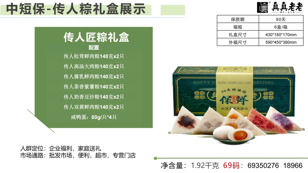 真真老老端午节礼品礼盒  粽子礼盒 端午节礼品  端午节礼品送什么好  员工福利礼品推荐