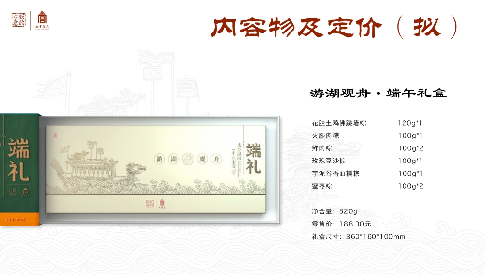 朕的心意端午礼盒 端午节礼品 高端粽子礼盒 端午节礼品送什么好 故宫食品 员工福利礼品推荐