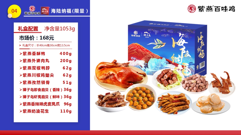 紫燕百味鸡 紫燕礼盒 紫燕联名礼盒 年夜饭精选套餐  员工福利礼品推荐