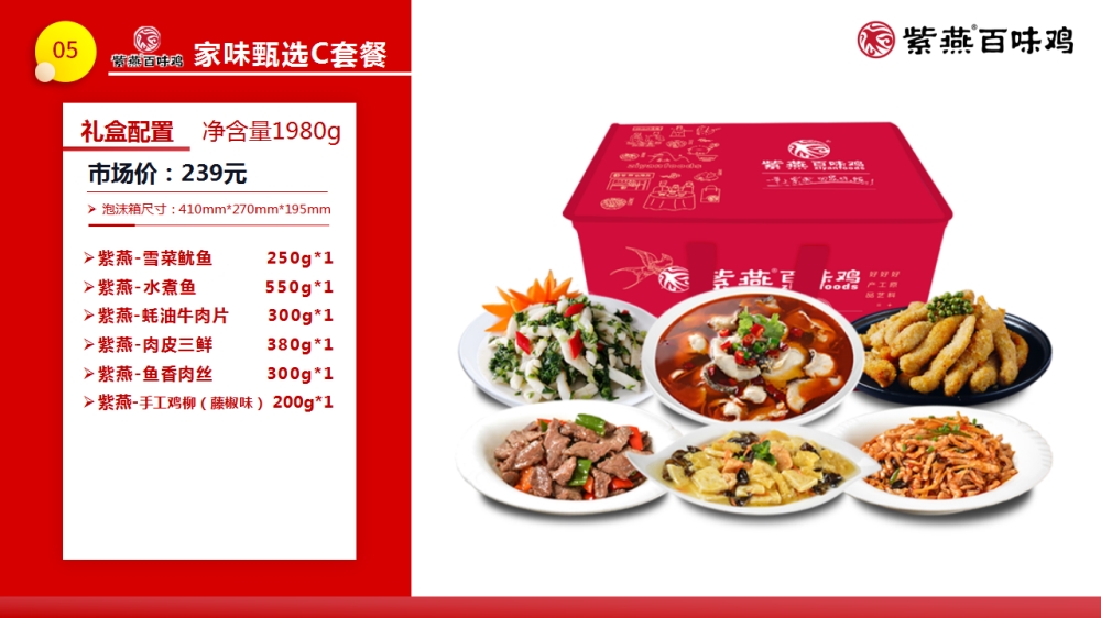 紫燕百味鸡 紫燕礼盒 紫燕联名礼盒 年夜饭精选套餐  员工福利礼品推荐