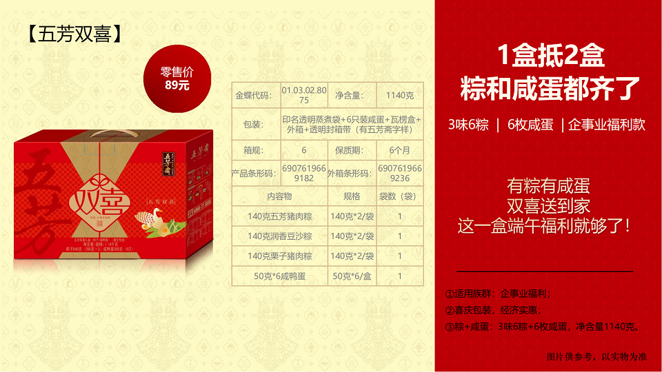 五芳斋粽子礼盒  粽子礼盒  端午节礼品  端午节礼盒  企业采购，节日礼品推荐