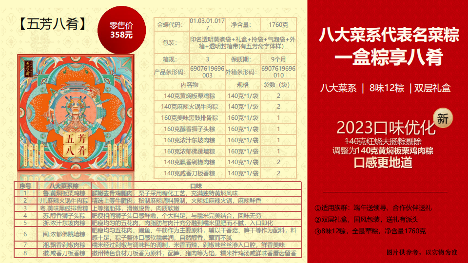 五芳斋粽子礼盒  商务送礼  粽子礼盒  端午节礼品  端午节礼盒  企业采购，节日礼品推荐