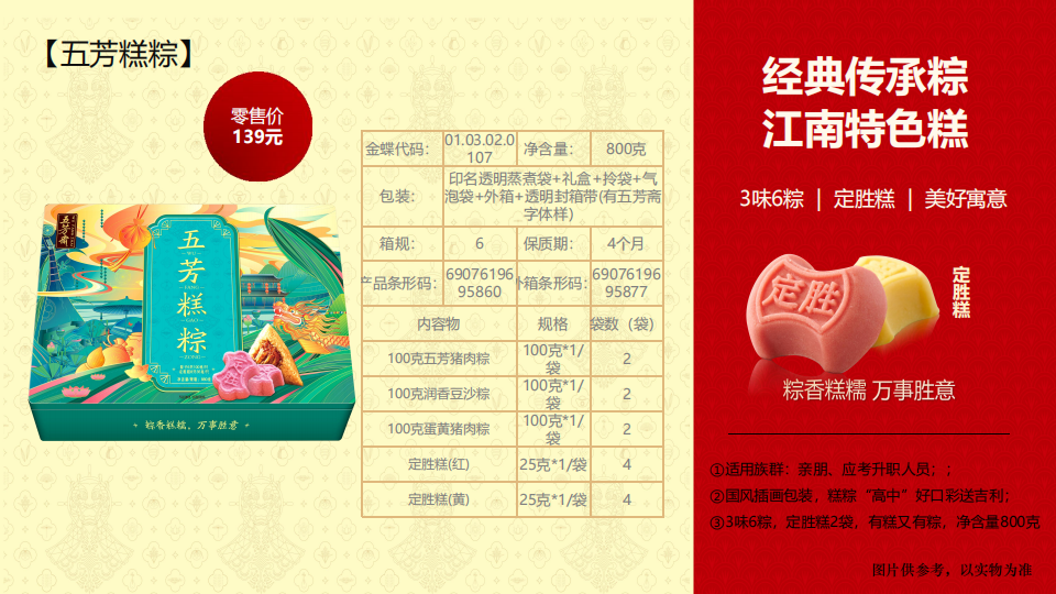五芳斋粽子礼盒  商务送礼  粽子礼盒  端午节礼品  端午节礼盒  企业采购，节日礼品推荐