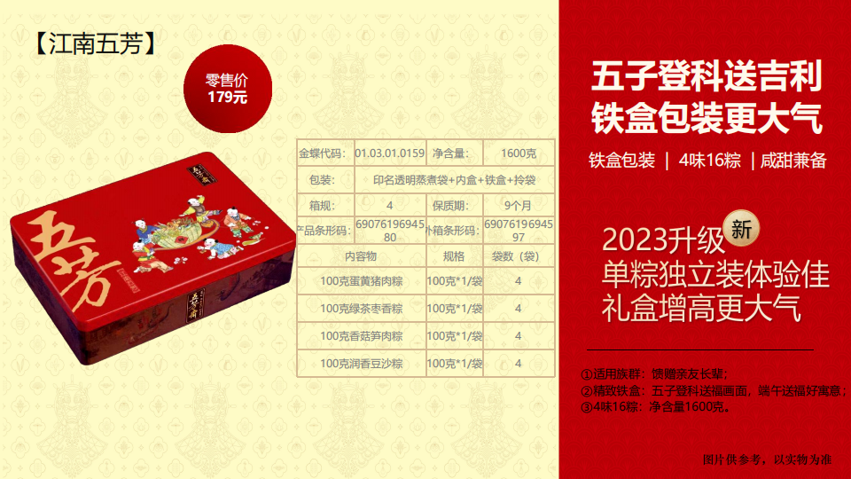 五芳斋粽子礼盒  商务送礼  粽子礼盒  端午节礼品  端午节礼盒  企业采购，节日礼品推荐