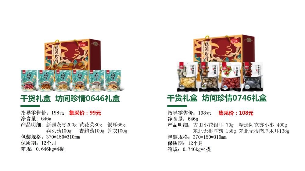 干货礼盒  燕之坊干货礼盒  山海珍宴礼盒   企业采购，员工福利礼品推荐