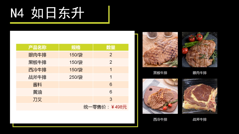 牛排礼盒   整肉原切 ，菲力西冷雪花战斧    企业采购，员工福利礼品推荐