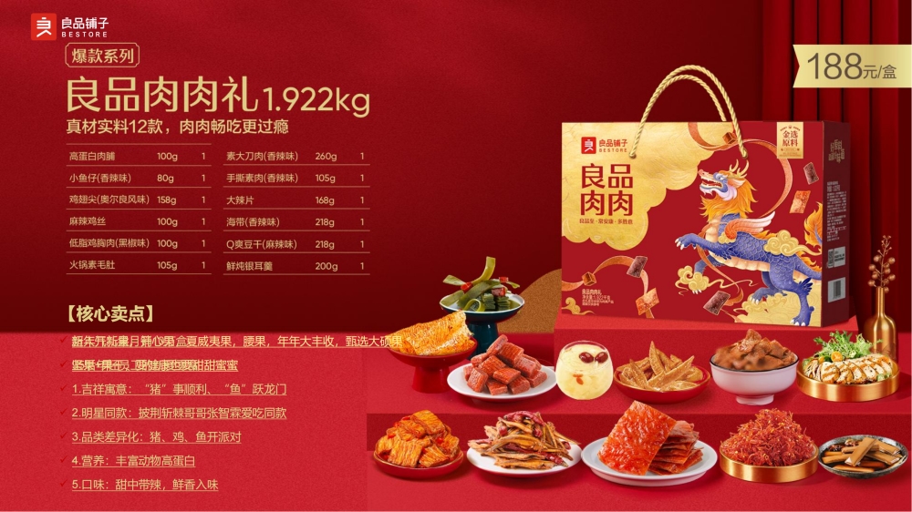 良品铺子零食礼，中秋节日员工福利礼品推荐