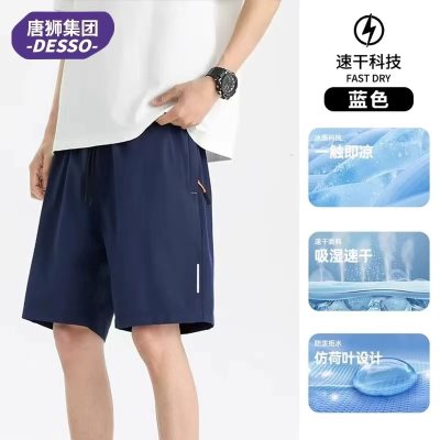 夏季男生礼品，DESSO新款夏季男士短裤五分裤短裤，14.90 元！