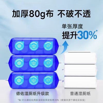 特价好货礼品推荐，德佑迷你湿厕纸擦屁屁厕纸湿巾，领优惠券后3.8！