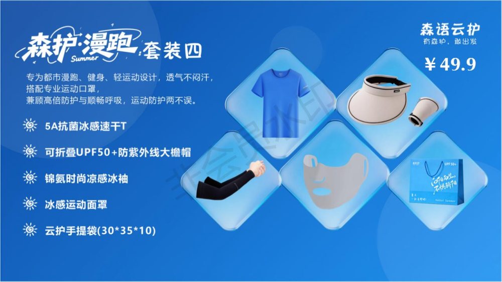 全方位防晒套装礼品，活动礼品推荐！