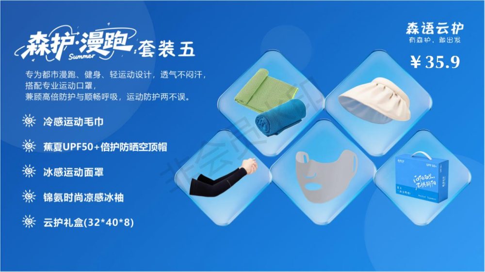 全方位防晒套装礼品，活动礼品推荐！