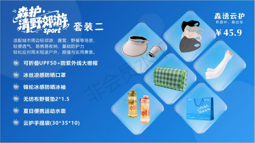 全方位防晒套装礼品，活动礼品推荐！