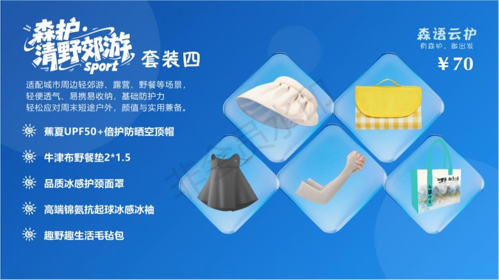 全方位防晒套装礼品，活动礼品推荐！