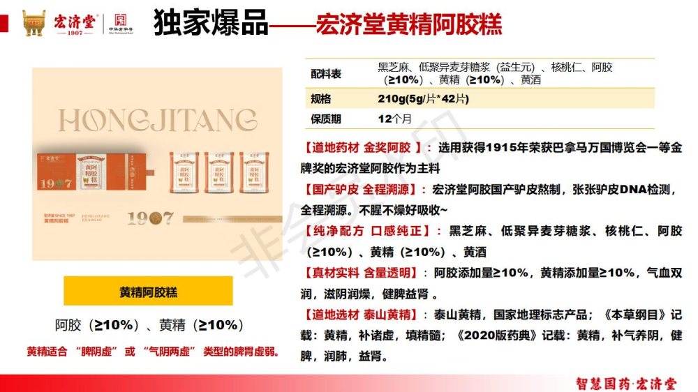 宏济堂金牌阿胶+系列商务礼品